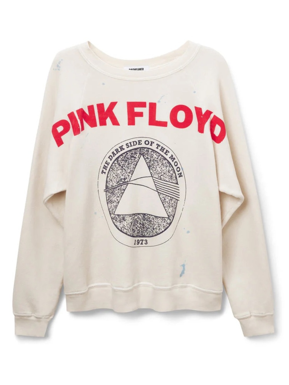 Daydreamer Pink Floyd Graphic Crewneck Sweatshirt - Ivory & Red